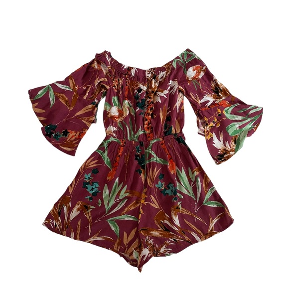 Express Tropical Romper size XS - Picture 3 of 15